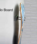 Dope Floating Skateboard Deck Display Wall Mount For Vertical Longboard Hanger With Stainless Steel Hardware Screws Included Patent Pending Type A Installation Manual side view