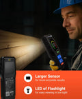 Pinless Moisture Meter For Drywall And Wood With Noninvasive Detection And Accurate Humidity Readings A Handy Tool For Drywall Masonry Hardwood Softwood Depth Up To Three Quarters Inch, hand checking wood