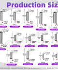Assorted stainless steel extension spring set with dual hook 100 pieces in 25 sizes for home repairs, shown with measurements.