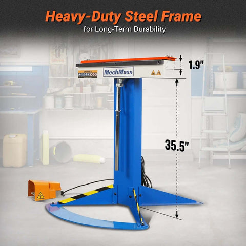 Heavy-duty steel frame of 24 Inch Industrial Magnetic Pan And Box Heavy Duty Sheet Metal Brake with electro magnetic clamping system.