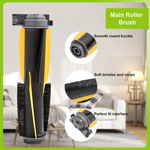 Main roller brush for Replacement Parts Kit For IQ Series Robot Vacuum That Is Plug And Play, Compatible With AV1010AE models