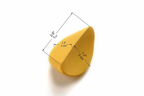 Memory Foam Shoe Inserts For Big Shoes Fit Unisex Toe Box Fillers For Wide Feet Or Differing Sizing Create A Snug Adjustable Fit In Any Shoes With Comfort Padding, yellow, dimensions 2.8x1.2 inches