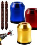 Magnetic Screw Ring Set With Three Ph2 Bits And Universal Bit Holder For Hex And Power Bits Alloy Screw Holder