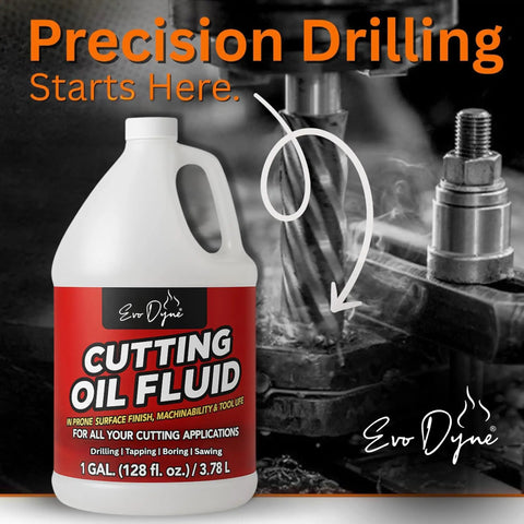 Multipurpose Metal Cutting Fluid For Drilling, Tapping, And Milling, Dope Cutting Oil For Stainless Steel, Titanium, And All Metals, Made In USA, 1 Gallon
