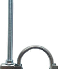 Heavy Duty 2.5 Inch Exhaust Hanger Clamp On Universal Fit For Cars And Trucks, No Weld Install, Durable steel bracket with bolts