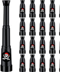 Twenty Piece Pirate Party Favors Telescopes For Kids And Toddlers Five Point Five Inch Retractable Toy Telescopes For Pretend Play Kid Friendly Party Supplies For Birthdays Halloween Treasure Hunt Fun, black plastic