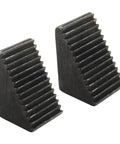 Two step blocks from 24 Piece Milling Clamp Kit For Small Milling Machines With 0.305 Inch Table Slots Includes Hold Downs Step Blocks Threaded Studs T Nuts Barrel Connectors And Flange Nuts