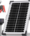 7.5W Solar Battery Maintainer And Trickle Charger For Cars, Boats, RVs, Motorcycles And More With 12V IP68 Waterproof Panel