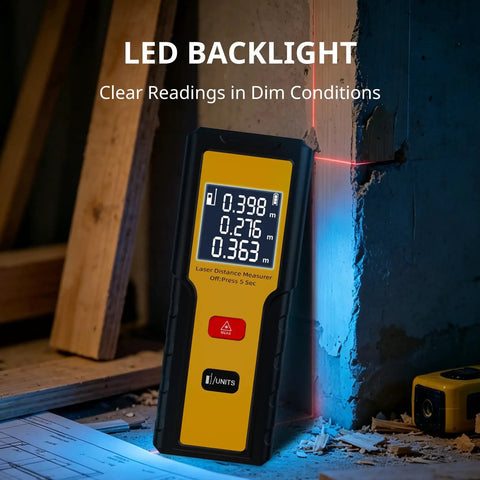 The Slick Pocket Laser Distance Meter Spanning 165 Feet With Dead Nuts Accuracy And Rapid Foot Or Metric Toggle A No Sweat Pro Grade Digital Tape Replacement