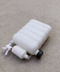 9L Portable Water Container With Built-In Faucet, Hand Wash Station for Truckers, shown on a concrete surface