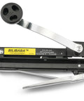 Heavy Duty Electrical Wire Cable Cutter Ninja Slice Armor Bx Mc Ac Greenfield With Rock Solid Hss Blades Cuts 3/16 To 3/8 Inch straight clean, metallic design, professional tool.