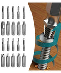 Ultimate Damaged Screw Extractor Drill Bit Set With 10 Piece Stripped Bolt Removal Kit For Rusted Hex Screws And Overpainted Hardware That Will Save Your Skin Today And Fix Any Mess, 10-piece steel extractor set
