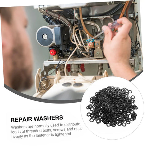 500 Pack Wave Washer Kit For Electrical Appliance Connections, Wave Gaskets And Spring Steel Washers, A Handy Go To Set For DIY Projects And Repairs, Built Tough For Reliable Long Lasting Appliance Fasteners, washers for appliance repair