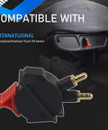 Truck Seat Height Adjustment Air Valve And Rocker Switch, compatible with International American Truck 195 Series seat.