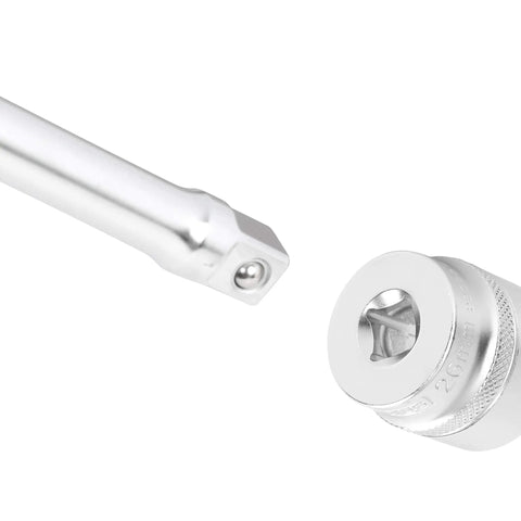 Three Eighths Inch Drive 6 Point Socket 26 Millimeter Thin Wall With Deep Markings for Auto Repair and Mechanical Projects