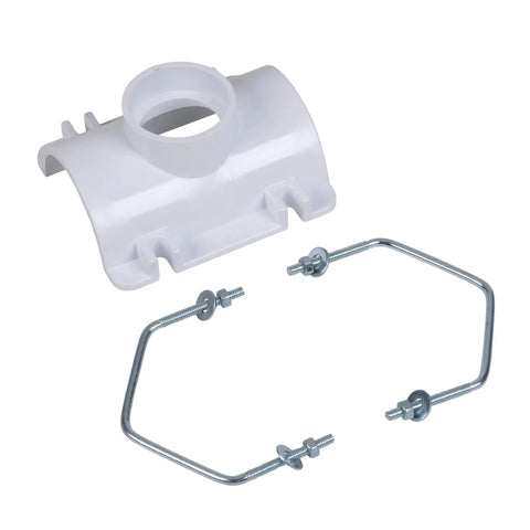 PVC Saddle Tee Kit For 3 Inch Or 4 Inch Schedule 40 DWV Lines DIY Ready Tap Kit With V Bolts Washers And Nuts