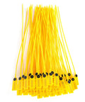 Get Your Truck Sealed Up With These 100 Pc Domary Yellow Tamper Proof Plastic Cable Ties, heavy-duty, used for shipping and security.