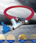 5 Meter Screw Conveyor For Grain Cement Sand And Powder, Beast Of A Heavy Duty Industrial Auger With Hose and Motor