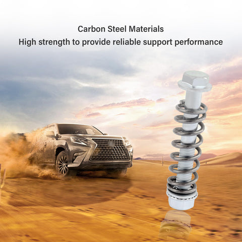 Beef Up Your Exhaust With M10x1.25 Bolts And Nuts Kit 75mm Length alongside a car in desert backdrop
