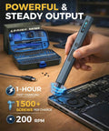 Using 160 In 1 Mini Electric Cordless Screwdriver Kit with 140 S2 magnetic bits on laptop for repair