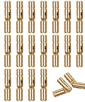 Invisible Brass Barrel Hinges 25 Pack, 20x4mm Hidden Concealed Hinges for jewelry boxes and small woodworking projects.