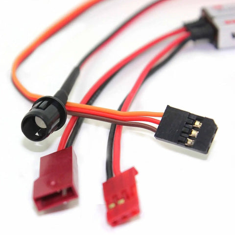 Opto Isolated Fiber Optic Gas Engine Kill Switch For RC Airplanes Cars Boats Remote Ignition Cut Off wires and connectors
