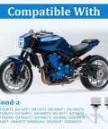 Blue motorcycle compatible with Honda GX Series Oil Filler Cap Replacement Kit Two Pack for GX240 GX270 GX340 GX390 Engine Dipstick