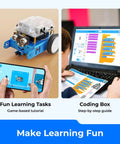 MBot Arduino Robot Kit With Scratch Coding Box For Kids Ages 8 To 12 Learn To Code With Block Based Games And Fun Projects A Hands On STEM Toy To Build Tinker And Master Creative Tech Skills, robot and coding app