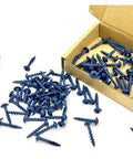 Loose pocket hole screws from Go To 100 Piece Pocket Hole Screws Set For Woodworking, coarse thread, square drive, various sizes in box