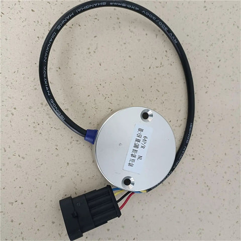 Brand New 64Bit Steering Motor Encoder Sensor W201301C for Excavator and Forklift with wire connectors for easy installation.