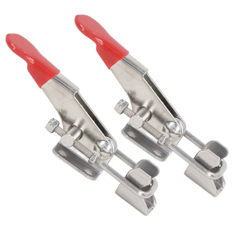 Heavy Duty Stainless Steel Adjustable Gate Latches 2 Pack Pull Latches Tailgate Kit 400 Lbs Capacity Tough As Nails Built For Doors