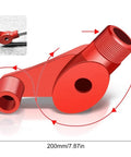 90 To 180 Degree Wire And Pipe Bender Tube Bending Machine Essential Tool for shaping pipes, red metal design, 200mm length.