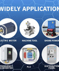 Applications of Universal Rotary Cam Selector Changeover Switch SZW26 20 D2022 including motors, tools, and panels.