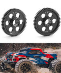 Steel Main Gear 57T 59T For ARRMA 1/18 Granite Grom RC Car 0.5M Spur Gear Upgrade, durable steel construction, front view