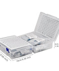 3W Metal Film Resistor Kit 200-Piece Assortment for DIYers, Values From 1 Ohm to 1M Ohm, box with clear labels open for view