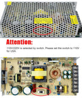 Heavy Duty 24V DC Power Supply 400W 16.5A Universal 100 To 240V AC Input For LED Strips CCTV 3D Printers And Computer Projects High Efficiency Regulated Driver with voltage switch and circuit board details