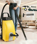 Powerful 3000W High Pressure Steam Cleaner With Huge 3.5 Liter Water Tank And Fast 40 Second Heat Up Time for deep cleaning in a home. 