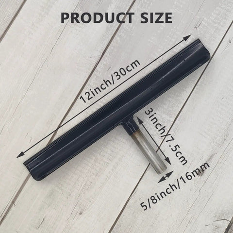 Stainless Steel Lathe Tool Rest With 5 By 8 Inch Post 12 Inch Wood Lathe Turning Accessory displayed on wooden surface