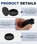 Product details of Set Of 4 T Shaped Silicone Plugs 93.3mm Diameter Snap In Seal Hole Covers for waterproof sealing.