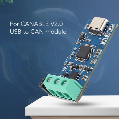 USB To CAN Module Type C Power Supply Converter For CAN 2point0A 2point0B FD Protocol Bus Analyzer V2 With LED Indicator