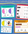 Fraction Tiles And Circles Set For Homeroom Math Mastery With Fraction Manipulatives For 4th Grade Students Fractions Games Algebra Tiles