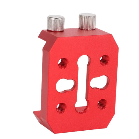 Red CNC aluminum Universal Dovetail Base for Grab And Go Finderscope and Guidescope Setup on your telescope with 2 M4 screws.