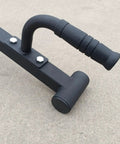 Heavy Duty Barbell Plate Lifter And Plate Change Jack for quick easy weight room changes with secure curved handle.
