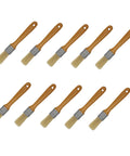 10 Piece Chip Paint Brush Set With Soft Bristles And Lightweight PET Handles For Walls Furniture Decks And Fences Flat Varnish Oil And Acrylic Paint Brushes
