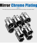 Grab This Heavy Duty 8 To 32mm Metric Hex Socket Set With 1/2 Inch Drive Crv Steel Short Ratchet Wrench Tools For Impact Use And Tightened Bolts. Mirror chrome plated CRV metric sockets