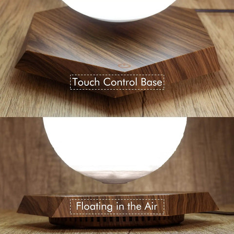 Levitating Moon Lamp With 3 Color Modes Magnetic Floating Moon Light Spins In Air 3D Printing Style Night Light Base Detail