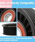 Premium Replaceable Drive Belt Idler Pulley 88909590 showing sturdy composite material for Chevy Buick GMC Cadillac models 93-14.
