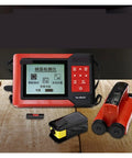 Pro Grade Wall Stud Scanner And Multi Function Cable Pipe Detector With Precise Rebar Location For Drywall And Concrete Scanning, accessories shown.