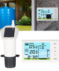 Wireless Water Level Sensor With Digital Display And 100 Meter Range 433MHz Transmitter IP65 Rated Tank Level Monitor For Home Use