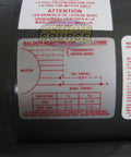 Label on General Purpose Single-Phase AC Motor 10 HP 1725 RPM 230V 60Hz 215T OPSB Enclosure Copper Windings